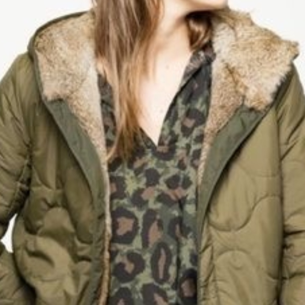 Zadig Voltaire Rabbit Full lined Jacket Reversable